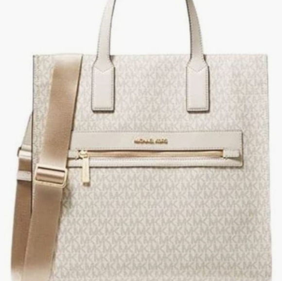 Michael kors kenly Large Tote Bag (Light Cream) - Picture 3 of 4
